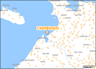 map of Chonbung-ni