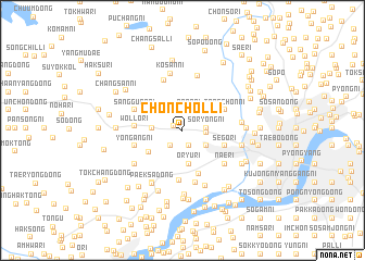 map of Chŏnch\