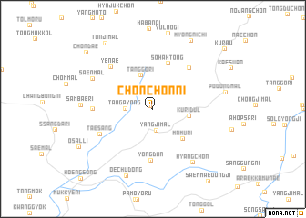 map of Chŏnch\