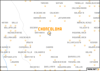 map of Chonco-loma