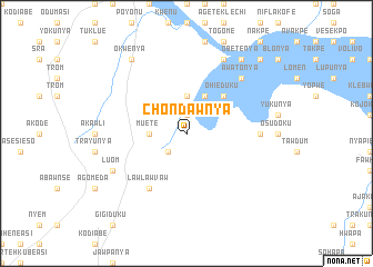 map of Chondawnya