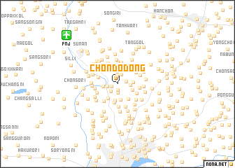 map of Chŏndo-dong