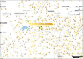 map of Chŏndong-dong