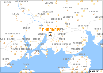 map of Chŏndo-ri