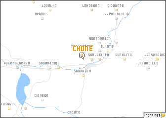 map of Chone