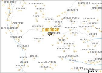 map of Chŏngae