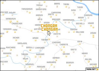 map of Chŏngam