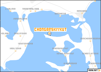 map of Chongarskiy Kut