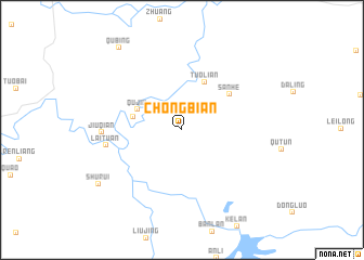 map of Chongbian