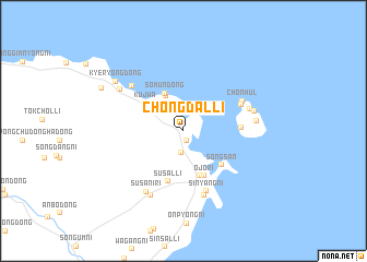 map of Chongdal-li