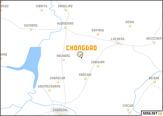 map of Chongdao