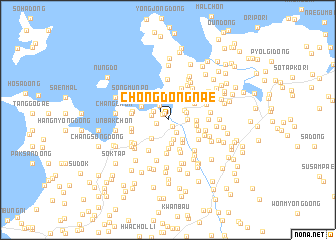 map of Chŏngdongnae