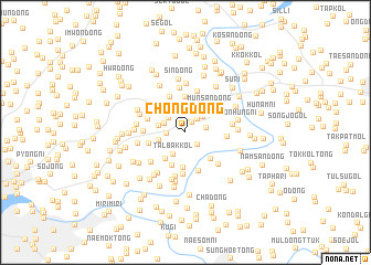 map of Chŏng-dong