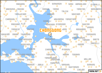 map of Chŏng-dong