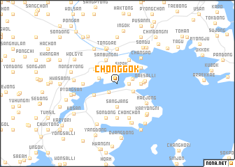 map of Chŏnggok