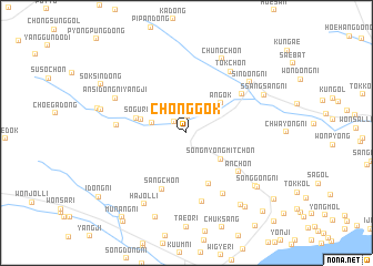 map of Chŏnggok