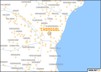 map of Chŏnggol