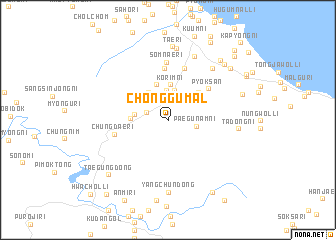 map of Chŏnggumal