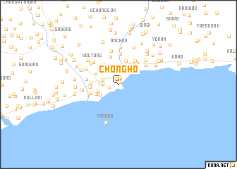 map of Chŏngho