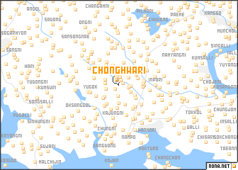 map of Chŏnghwa-ri