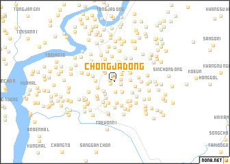 map of Chŏngja-dong