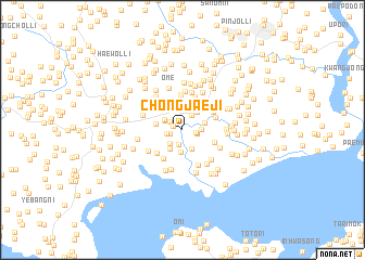 map of Chongjaeji