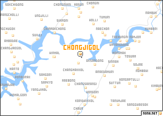 map of Chŏngji-gol