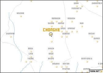 map of Chongke