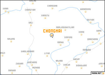 map of Chongmai