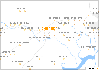 map of Chongón