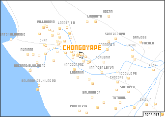 map of Chongoyape