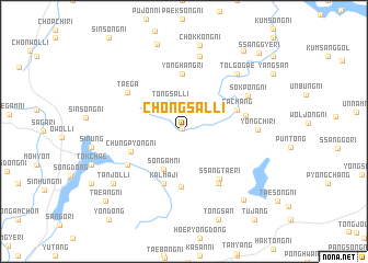 map of Chongsal-li