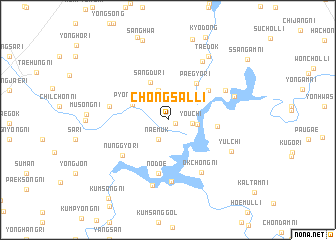 map of Chongsal-li