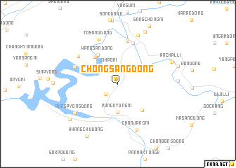 map of Chongsang-dong