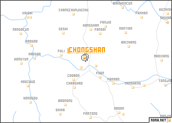 map of Chongshan