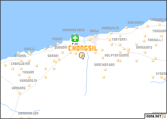 map of Chŏngsil