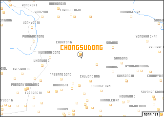 map of Chŏngsu-dong