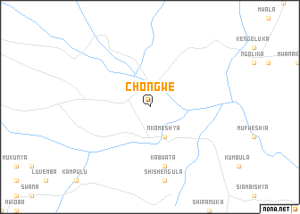 map of Chongwe