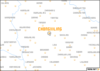map of Chongxiling