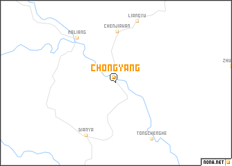 map of Chongyang