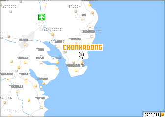 map of Chŏnha-dong