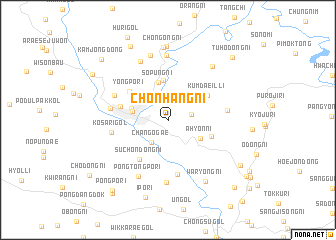 map of Chŏnhang-ni