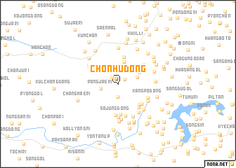 map of Chŏnhu-dong