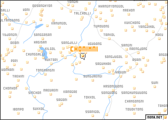 map of Chonim-ni