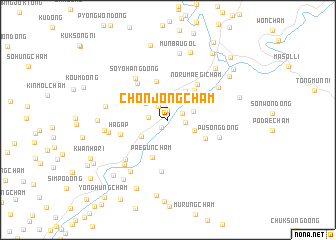 map of Chŏnjŏngch\