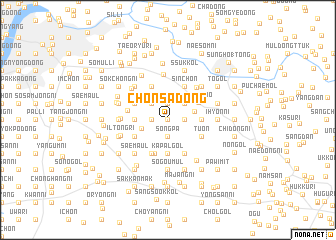 map of Chŏnsa-dong