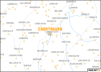 map of Chontadura