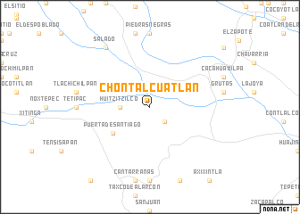 map of Chontalcuatlán