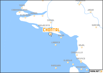 map of Chontal
