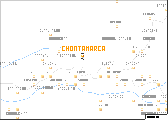 map of Chontamarca